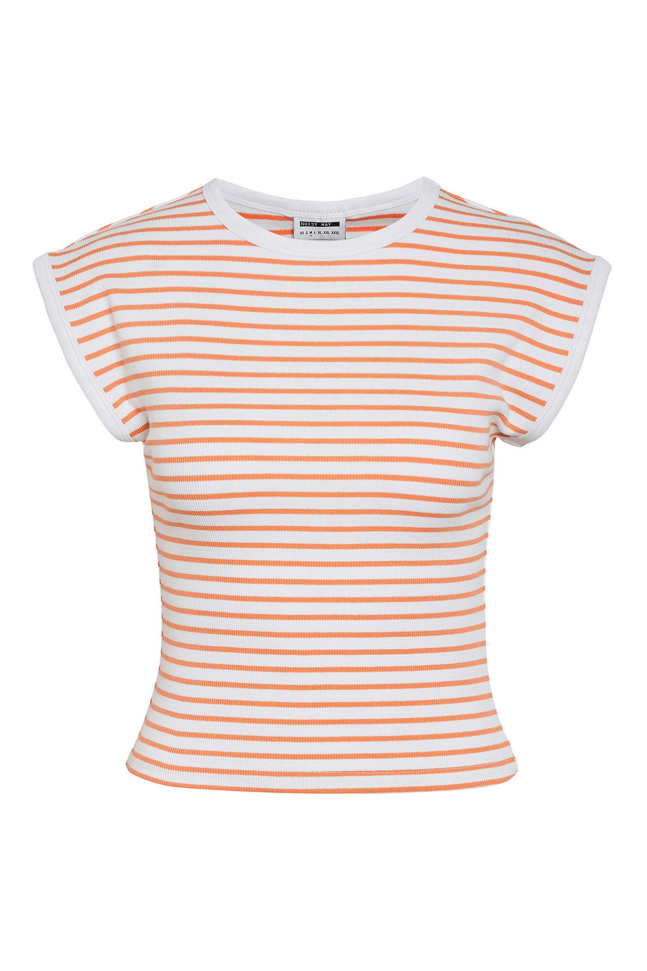 Noisy May Camiseta Contraste Cuello/Mangas