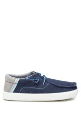 XTI zapatilla de ni&ntilde;o lona azul
