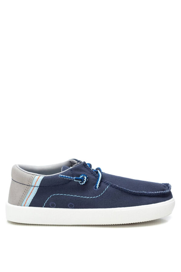 XTI zapatilla de ni&ntilde;o lona azul