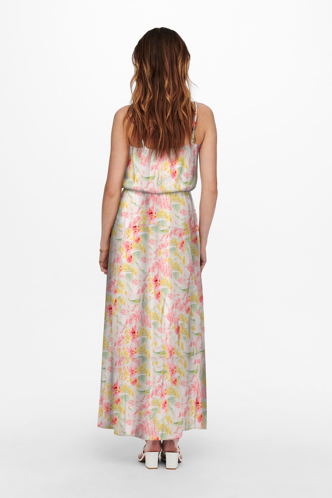 Only Vestido comprido com al&ccedil;as