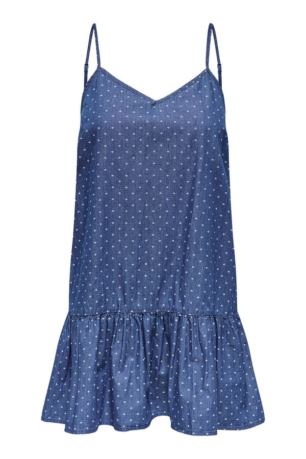 Only Vestido curto de regular fit azul
