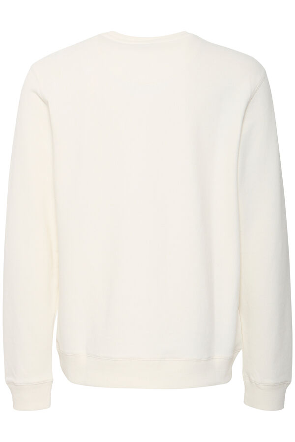 Blend Sweatshirt Com Gola Redonda bege