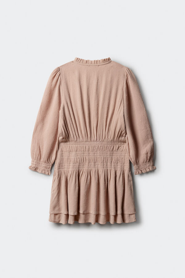 Springfield Kids Vestido de menina Plumetti rosa