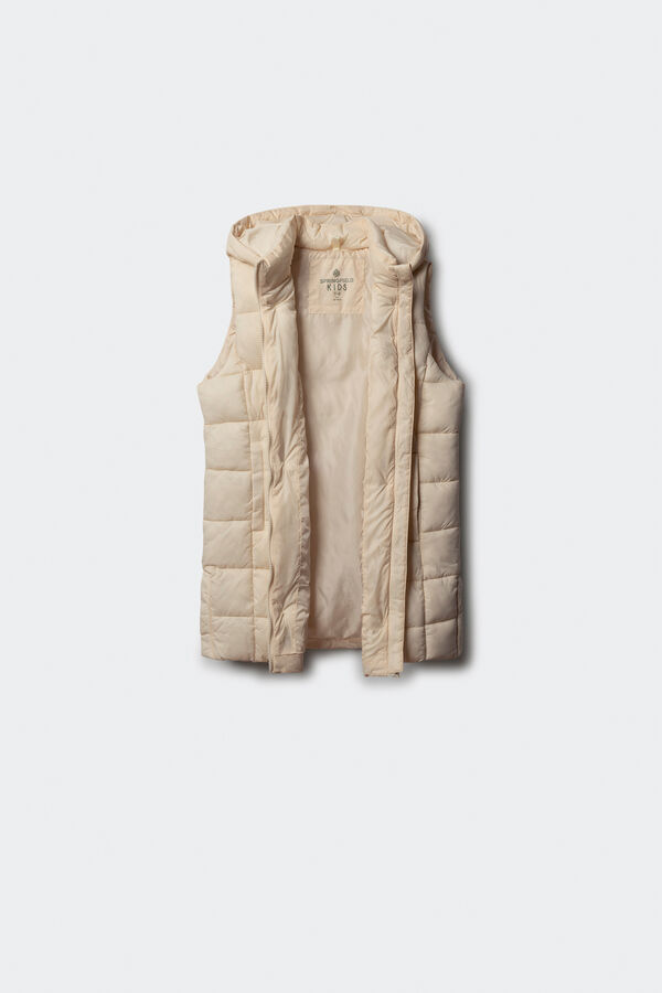 Springfield Kids Chaleco acolchado ni&ntilde;a marr&oacute;n