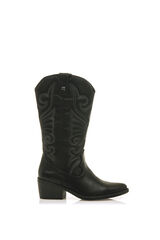MTNG Bota estilo cowboy negro