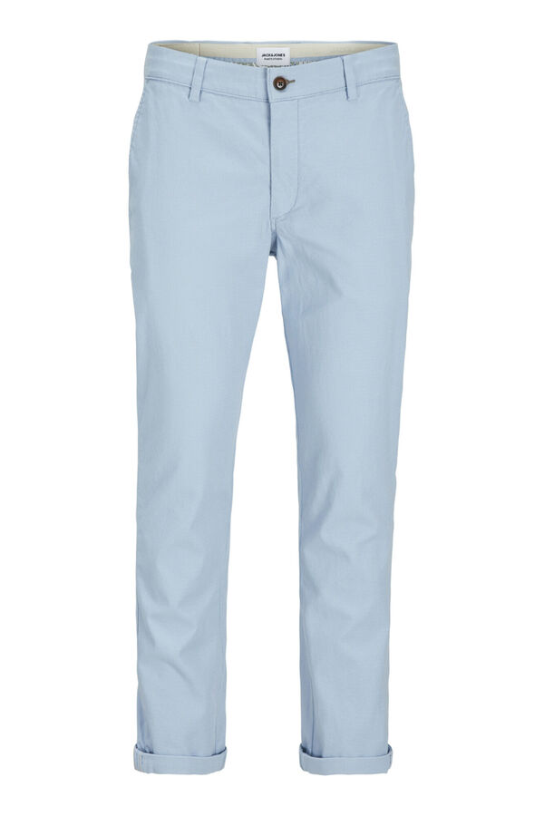 Jack & Jones Pantal&oacute;n chino slim fit turquesa