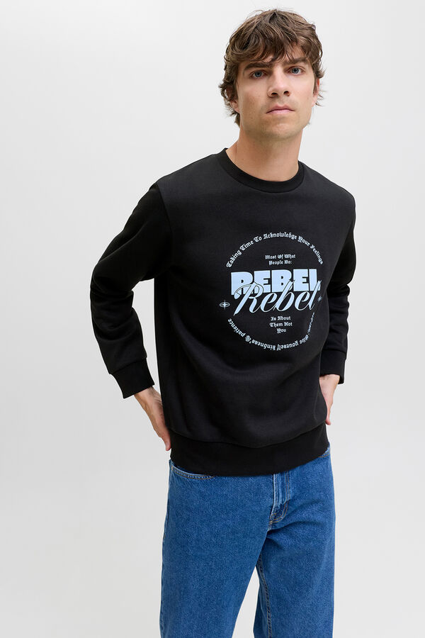 JJ REBEL Sudadera regular fit negro