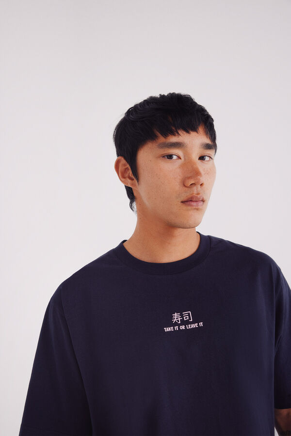 Springfield Camiseta "pegue ou deixe" azul