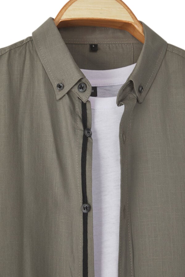 Trendyol Camisa de manga comprida estampado