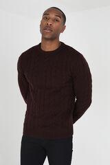 Brave Soul oitos malha estampado