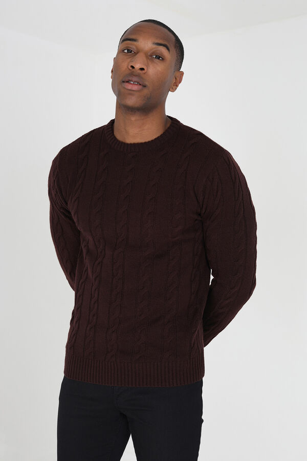 Brave Soul oitos malha estampado