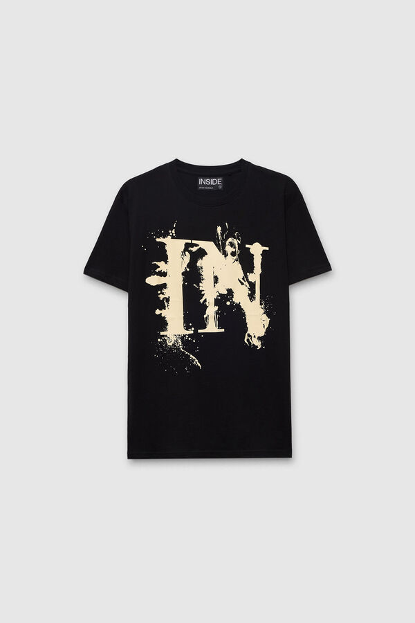 Inside Camiseta Logo Inside negro