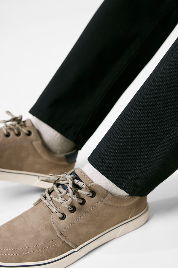 Springfield Chino micro estampado negro