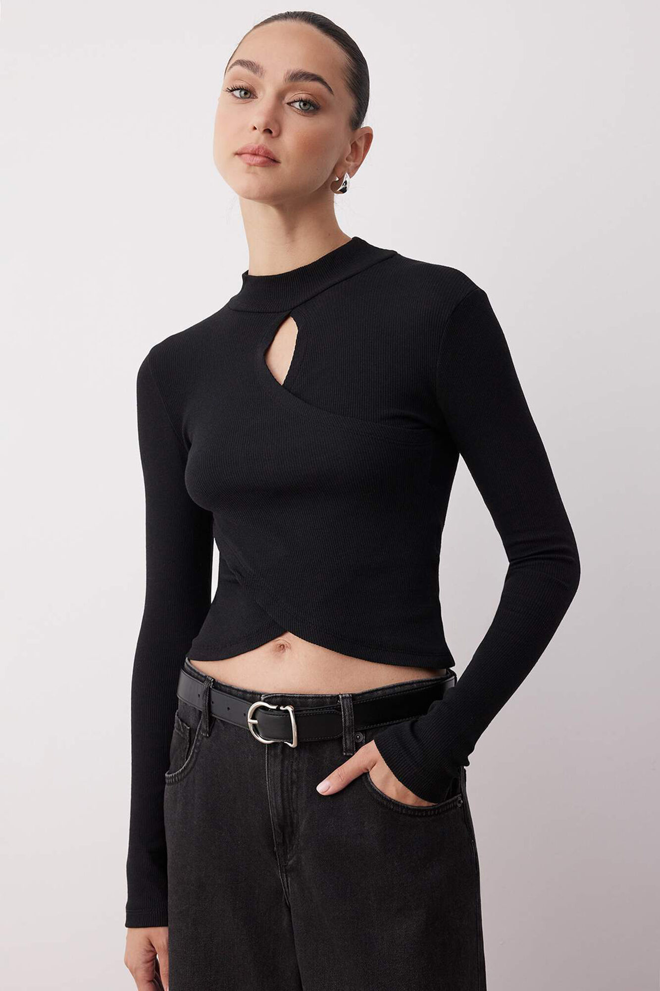 Trendyol Blusa recortada