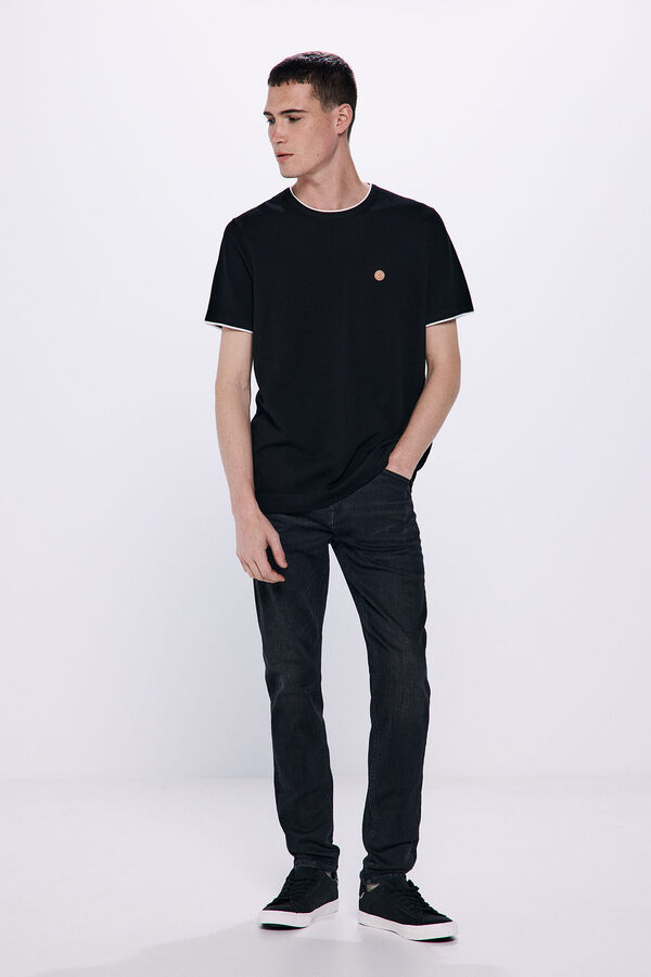 Springfield Camisola manga curta preto