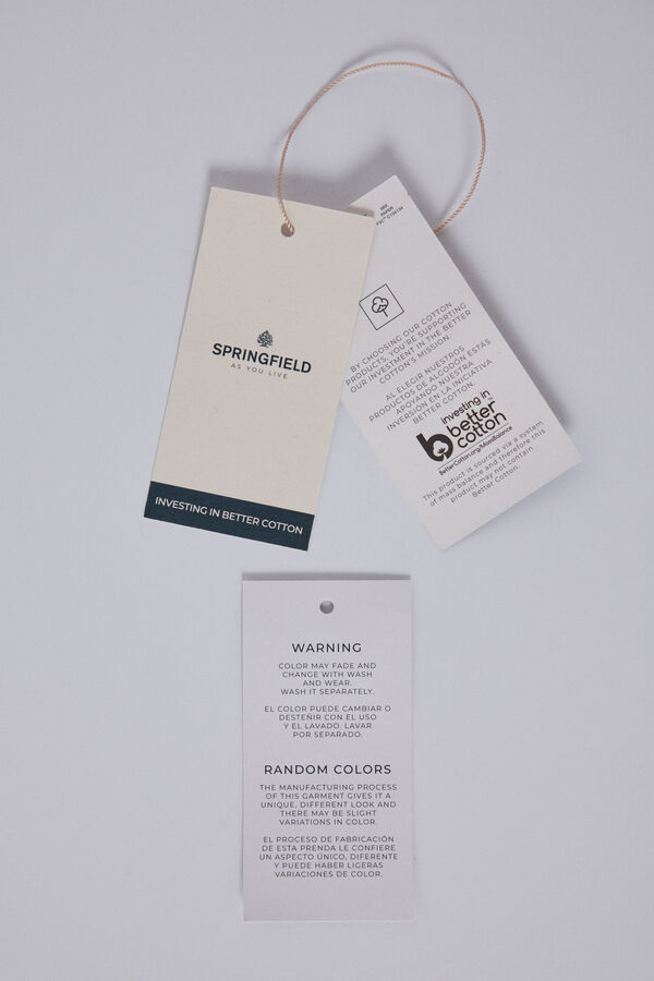 Springfield Bermudas jogger lavadas cinzento