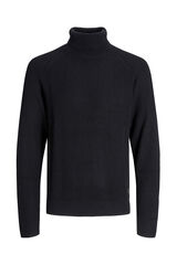 Jack & Jones PLUS Jersey cuello alto negro