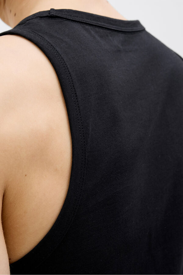 Jack & Jones Camiseta tirantes regular fit negro