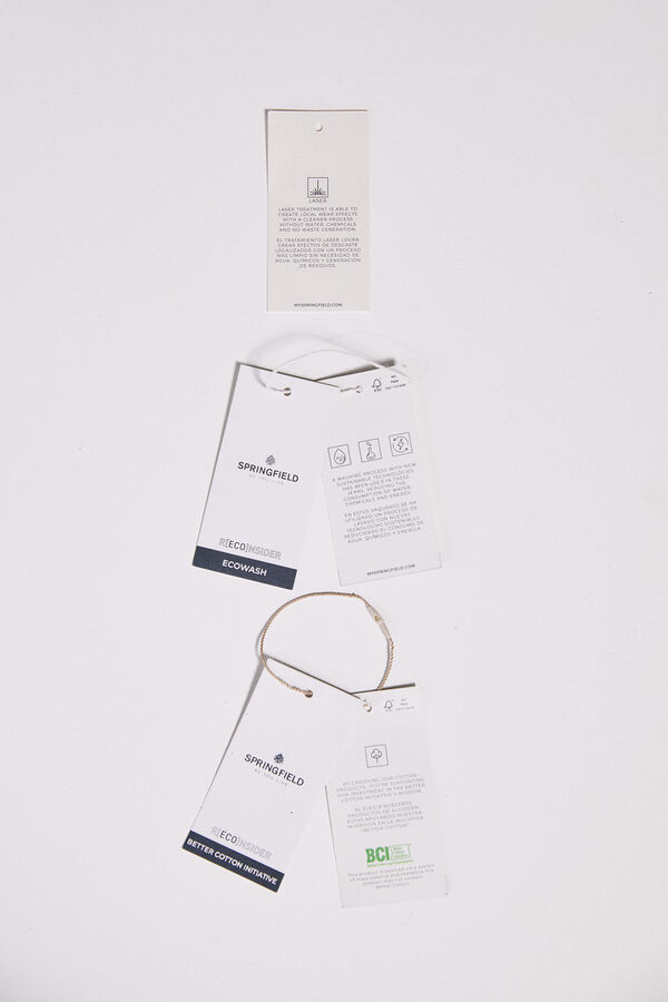 Springfield Jeans slim leves cinzento-lavado claro cinzento