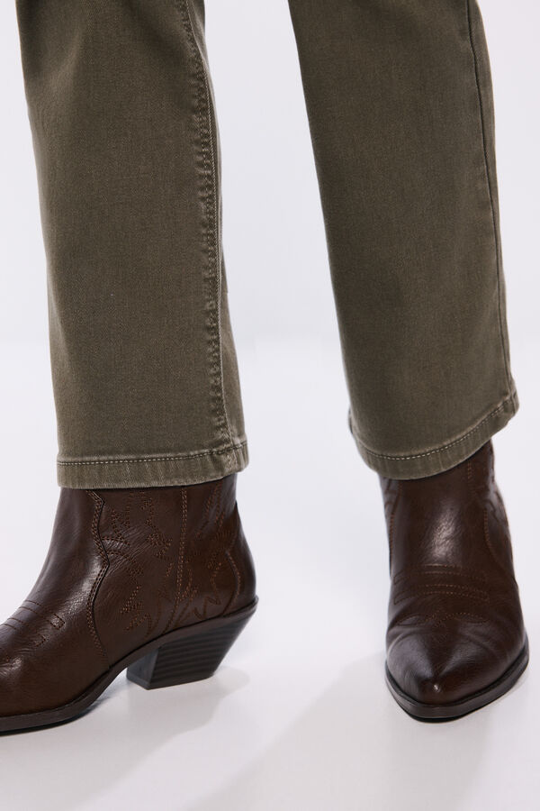 Springfield Jeans kick flare color estampado