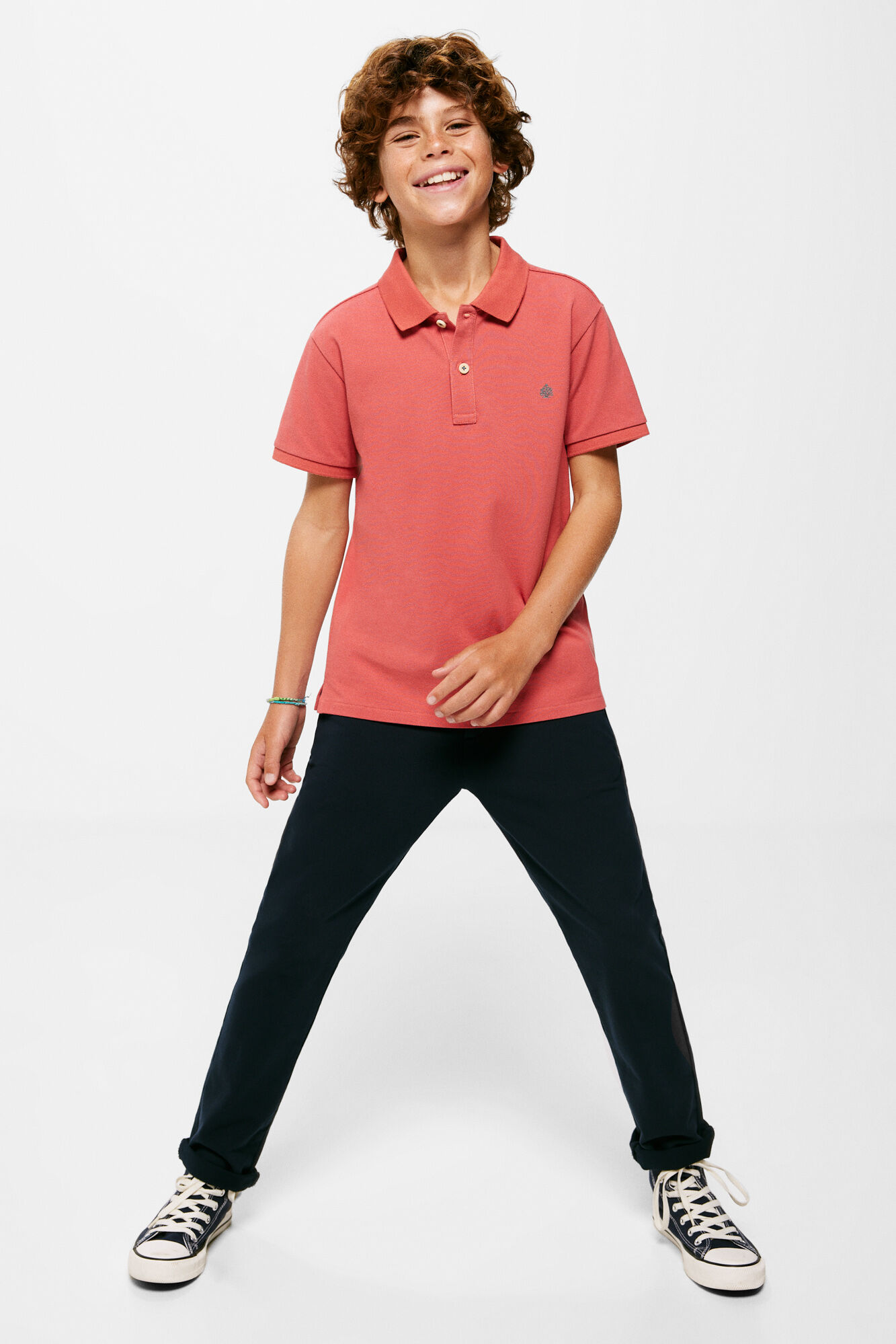 Springfield Kids Polo b&aacute;sico logo menino