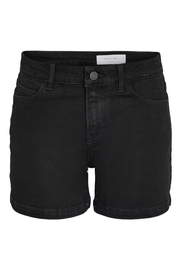 Noisy May Cal&ccedil;&otilde;es denim 5 bolsos preto