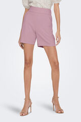 JDY Calças curtas folgadas rosa