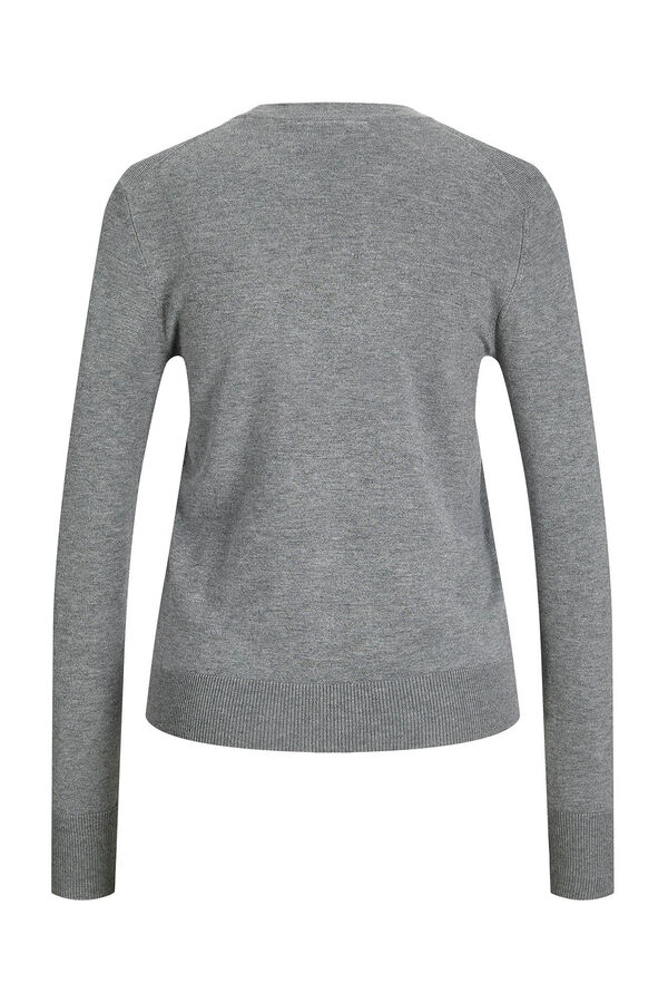 Jack & Jones Jersey punto slim fit gris