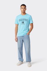 Champion T-shirt de manga curta azul