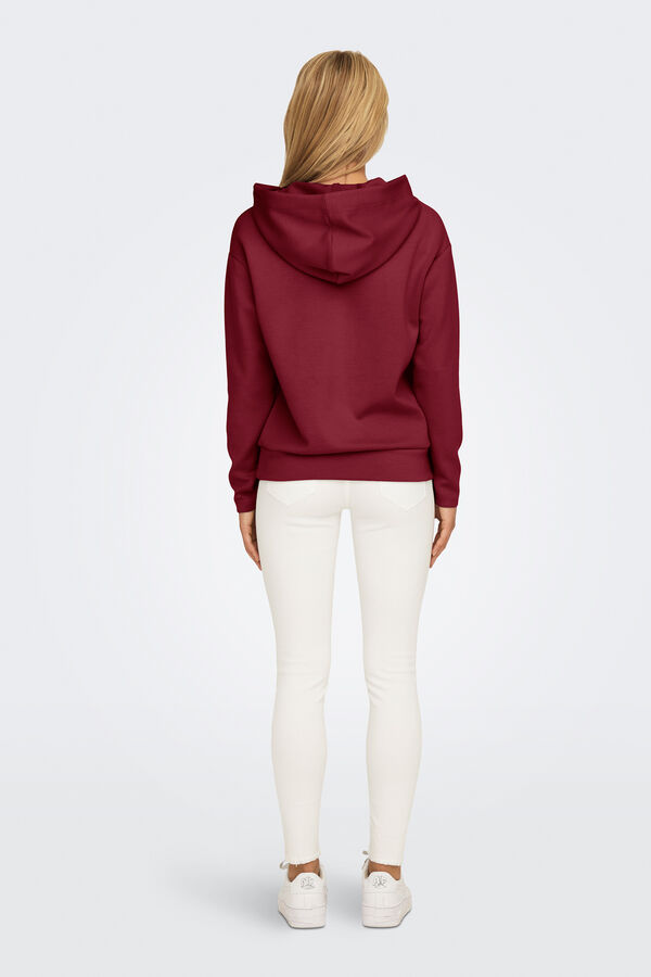 Only Sweatshirt com capuz estampado