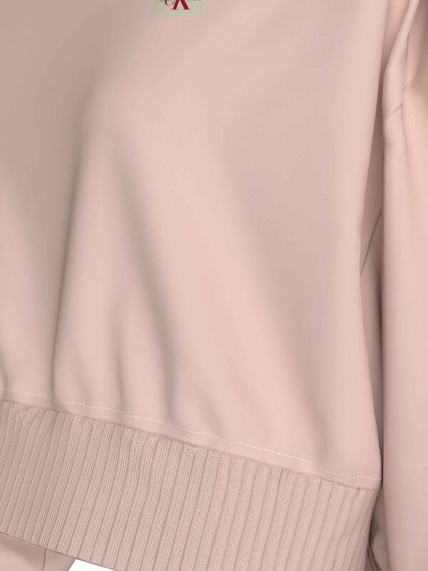 Calvin Klein Sudadera de mujer sin capucha rosa