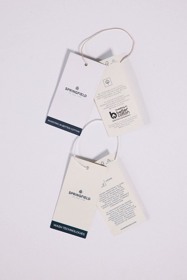 Springfield Camisa vaquera azul