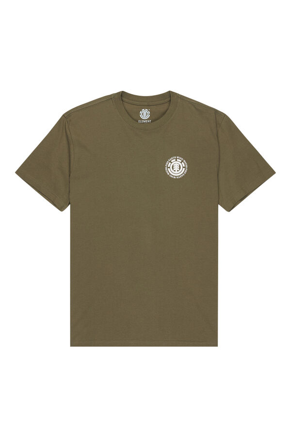 Element T-shirt de manga curta bege