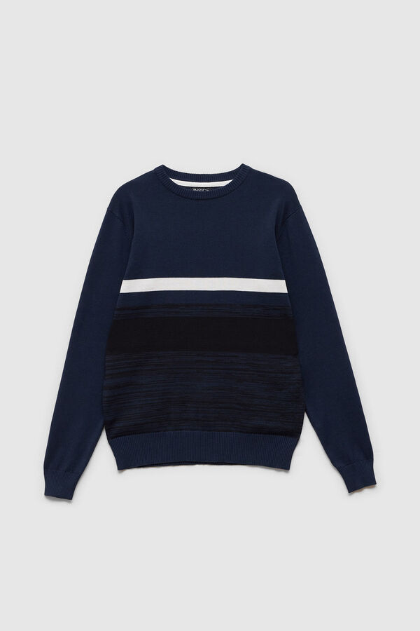 Inside Camisola &agrave;s riscas azul