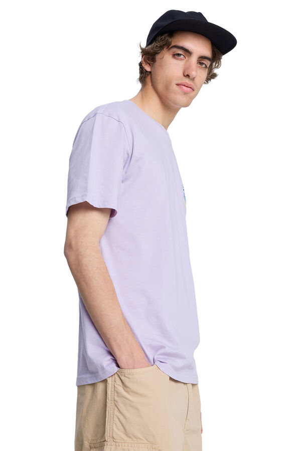 Quiksilver T-shirt manga curta rosa