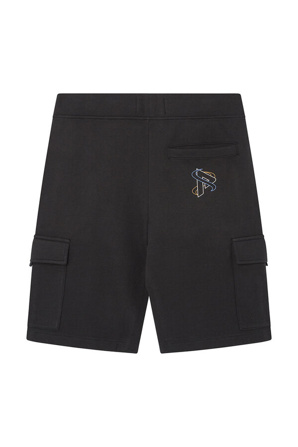 Springfield Bermuda de felpa cargo Pedri x Springfield negro
