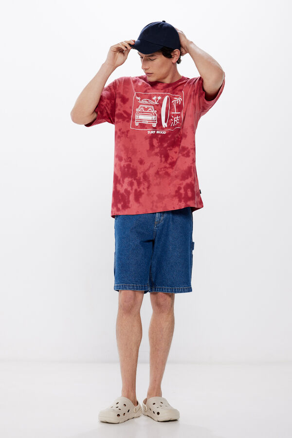 Springfield Camisola surf tie dyed vermelho