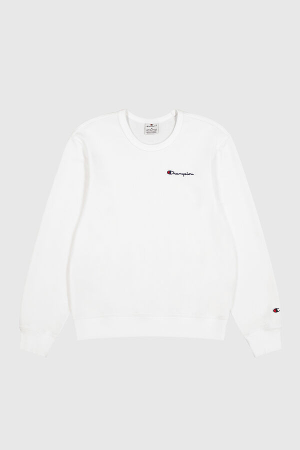 Champion Sudadera de algodón hombre blanco