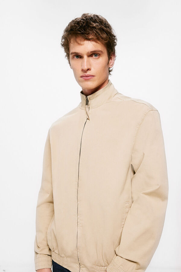 Springfield Blus&atilde;o leve lavado bege