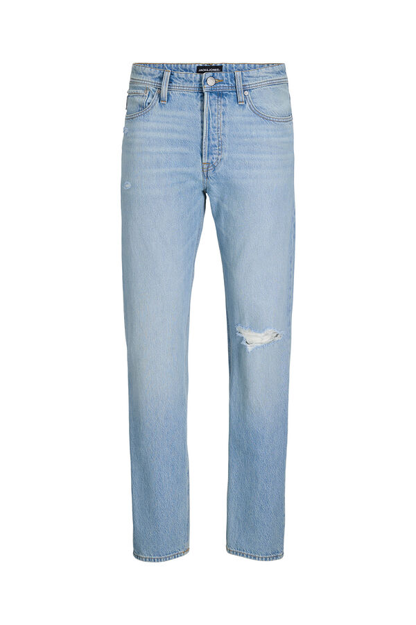 Jack & Jones Jeans baggy com efeito lavado azul