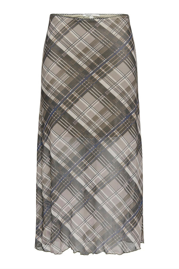 Only Saia midi de chiffon  cru