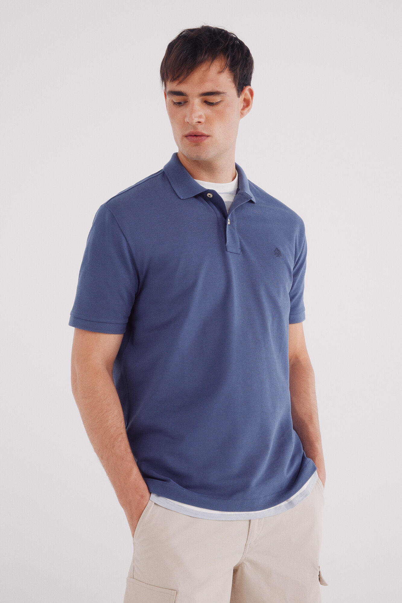 Springfield Polo piqu&eacute; b&aacute;sico regular fit