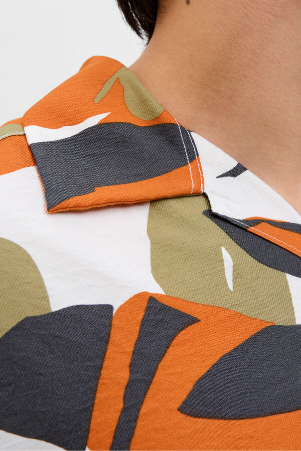 Jack & Jones PLUS Camisa estampada PLUS blanco