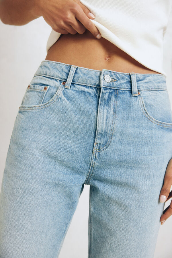 Springfield Jeans vintage straight azul