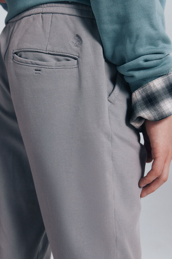 Springfield Kids Cal&ccedil;as cal&ccedil;as chino confort&aacute;veis ​​e justas para meninos cinzento