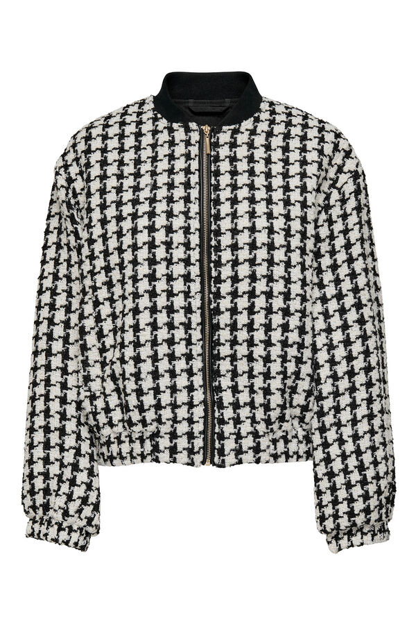 Only Jaqueta bomber estampada cinzento