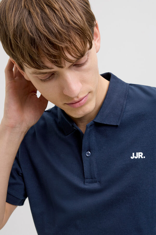 JJ REBEL Polo regular fit azul