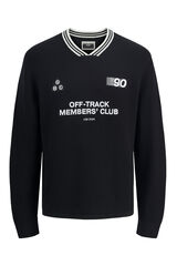 Jack & Jones Sudadera de punto negro