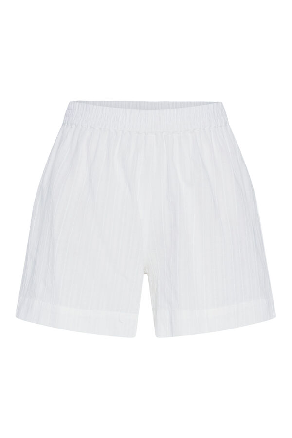 Pieces Calças curtas branco