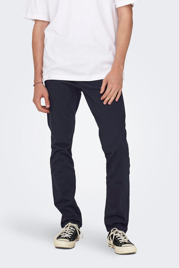 Only & Sons Cal&ccedil;as chino casual preto